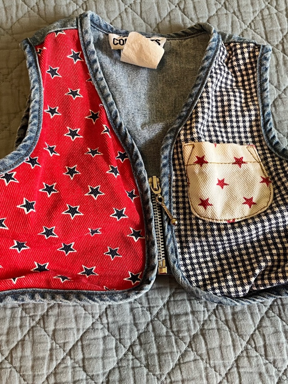 Vintage denim vest 3T California Concepts brand